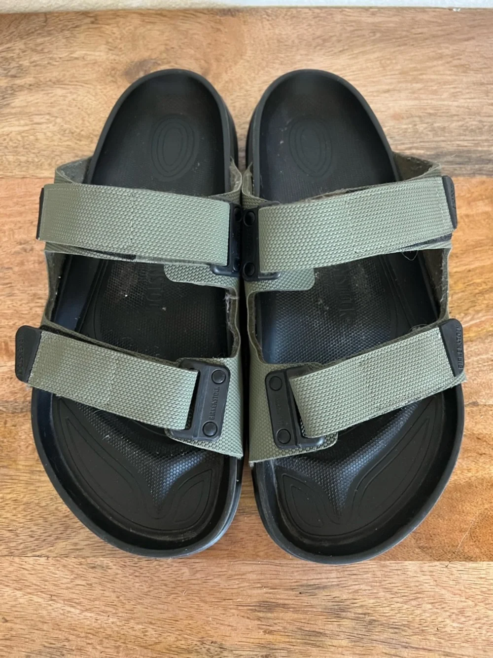 Birkenstock Atacama Birko-Flor Futura KhakiSize 45 US Men's 12–12.5 Wide Fit